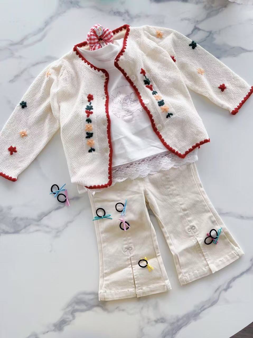 Bunny and Bear Lace Shirt