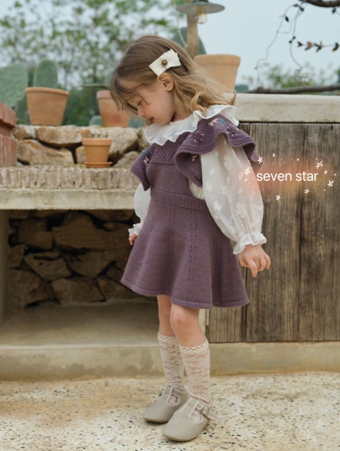 Crochet Romper Purple
