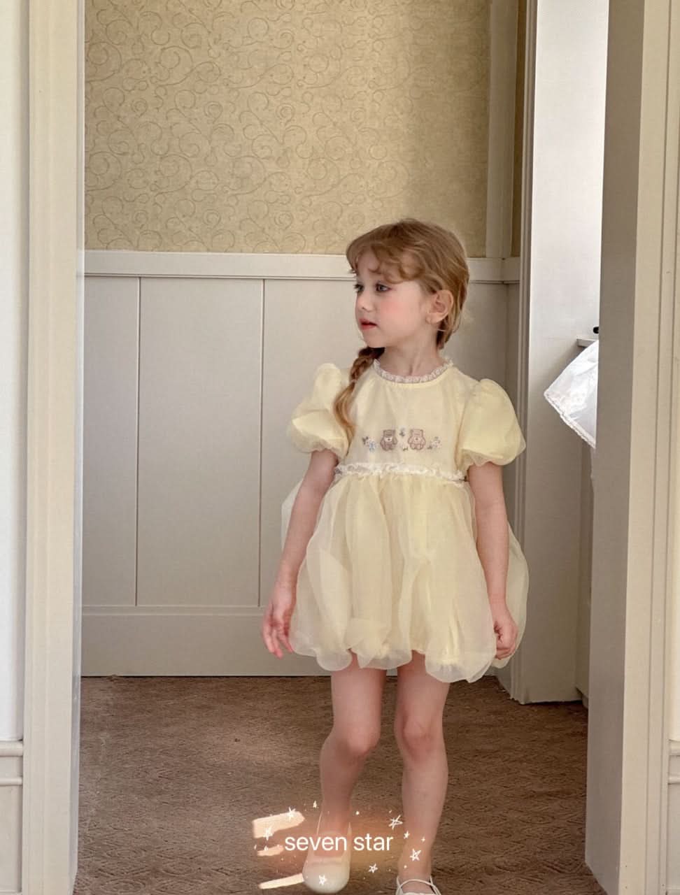 Cute Bears Fluffy Tulle Dress