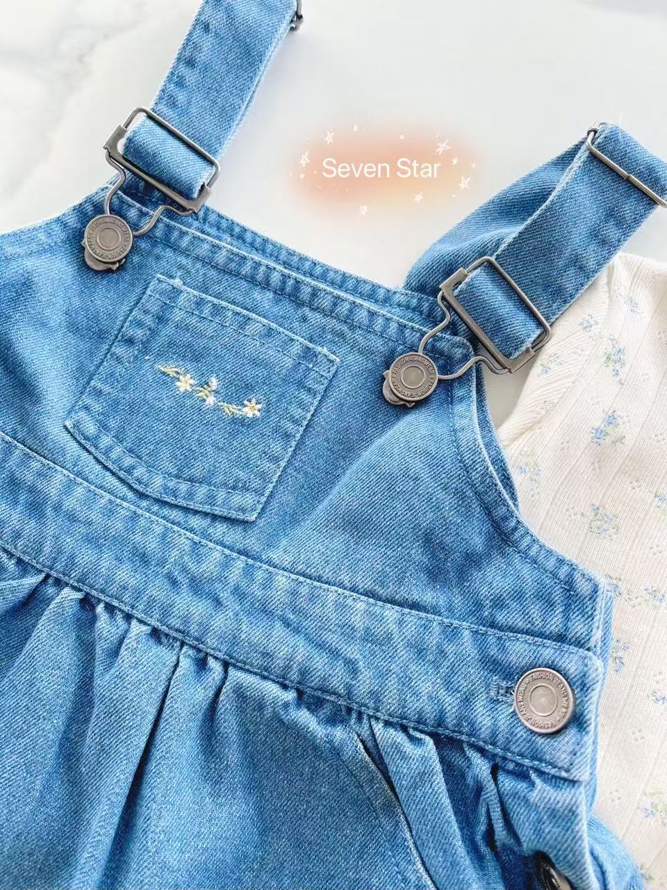 Denim Jean Overall Dress