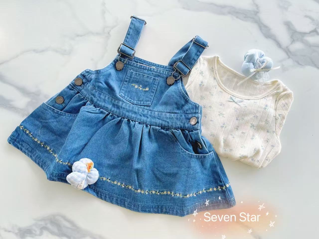 Denim Jean Overall Dress