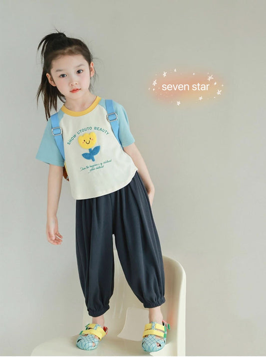 Embroidered Patch Tee Shirt