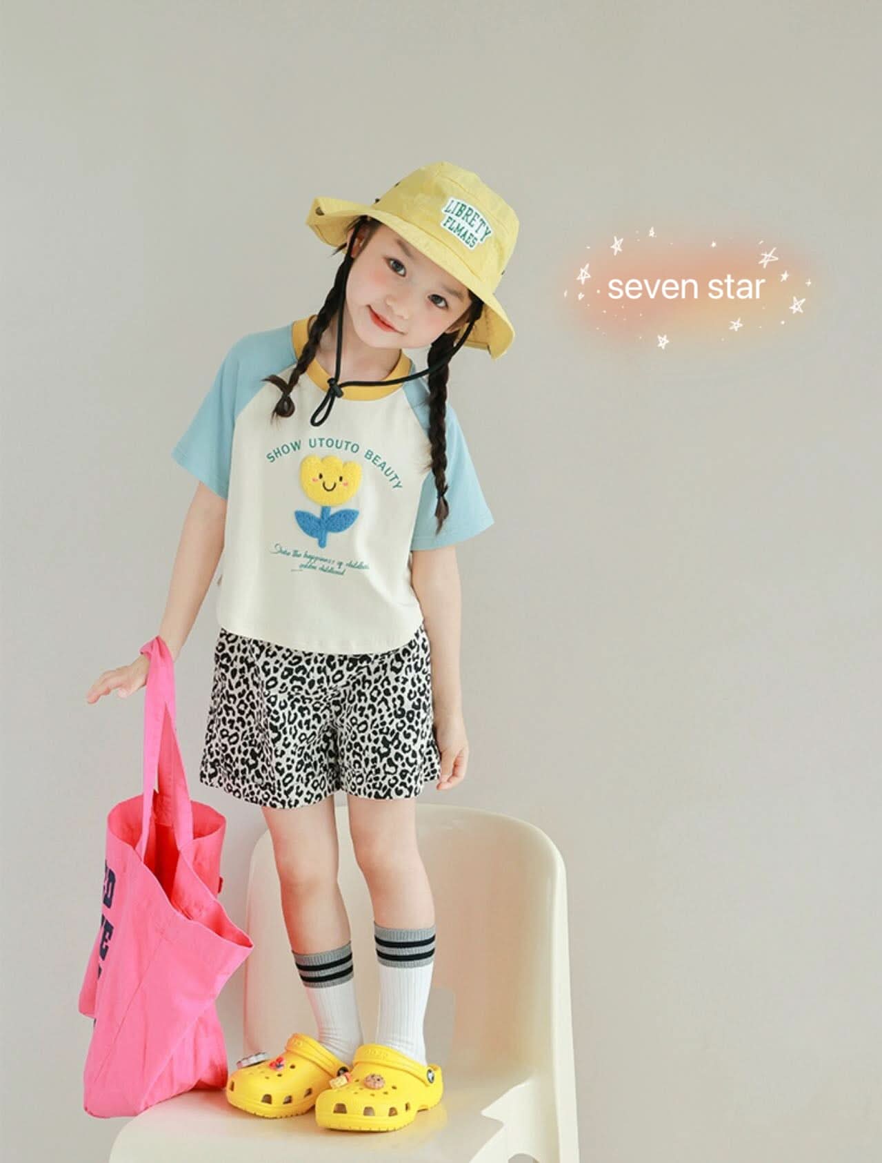 Embroidered Patch Tee Shirt