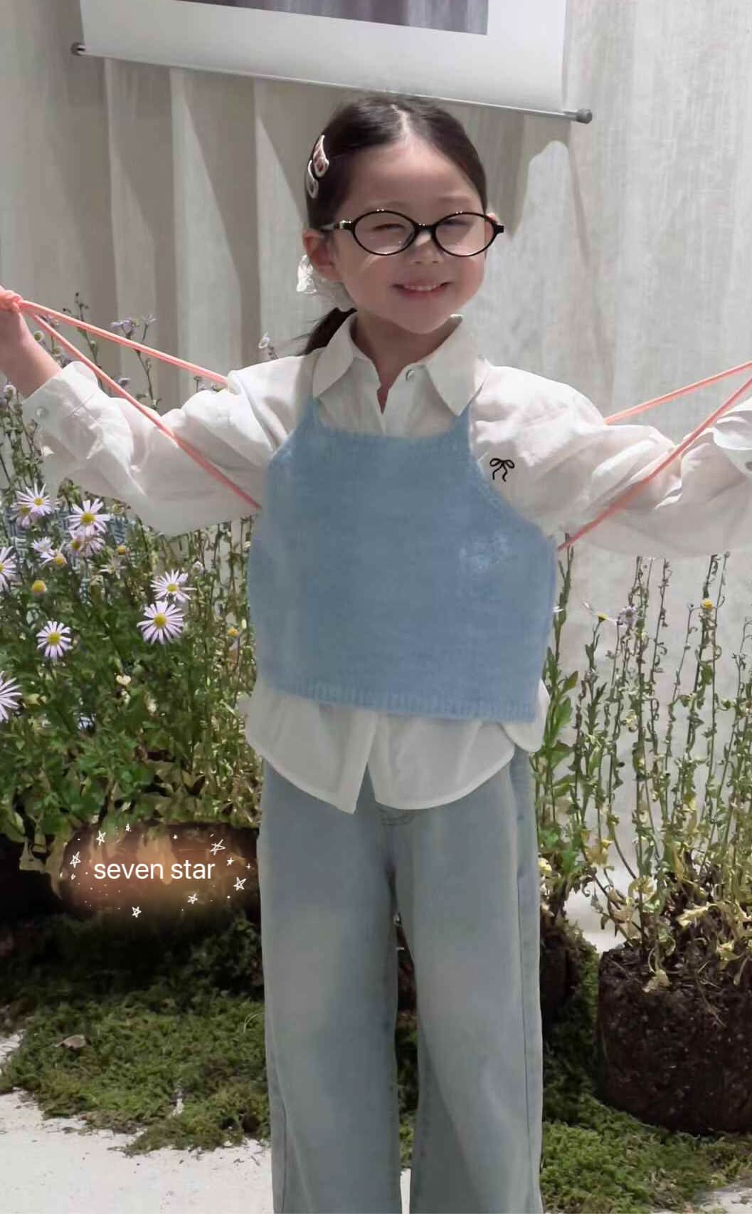 Embroidery Bow Blouse