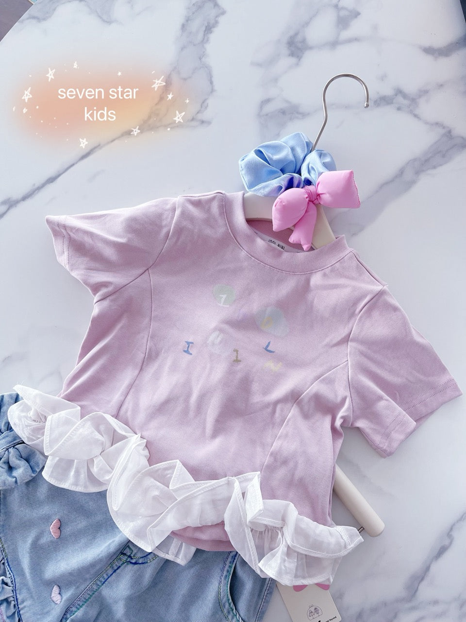 Flounce Hem Tee Shirt
