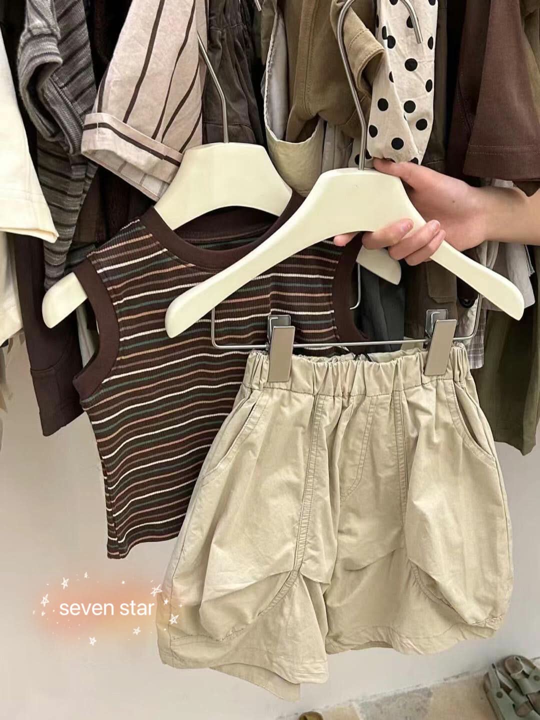 Khaki Casual Shorts