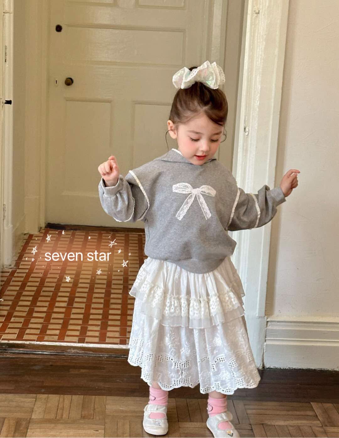 Lace Ribbon Bow hoodie