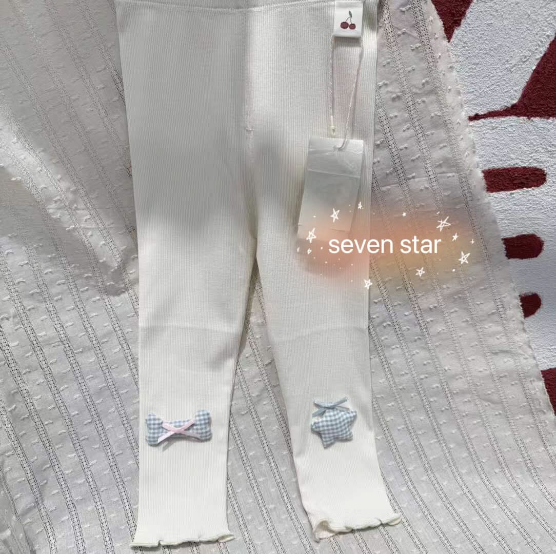 Puffy Star/Bow Leggings