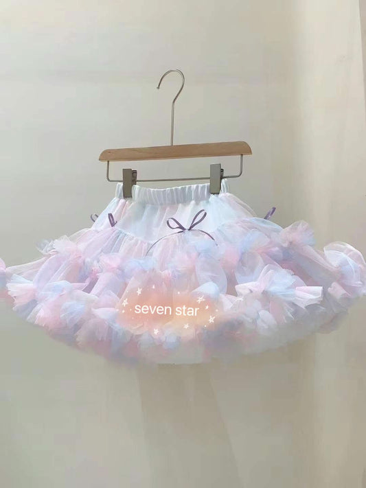 Rainbow TUTU girl Skirt