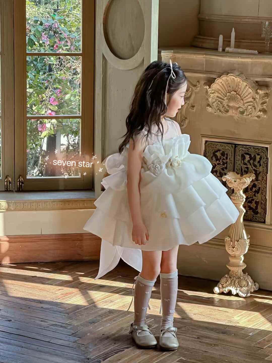 Ruffle Tiered Tutu Flower Dress