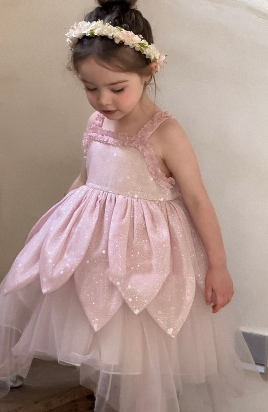 Sequins Flower girls Tulle Dress