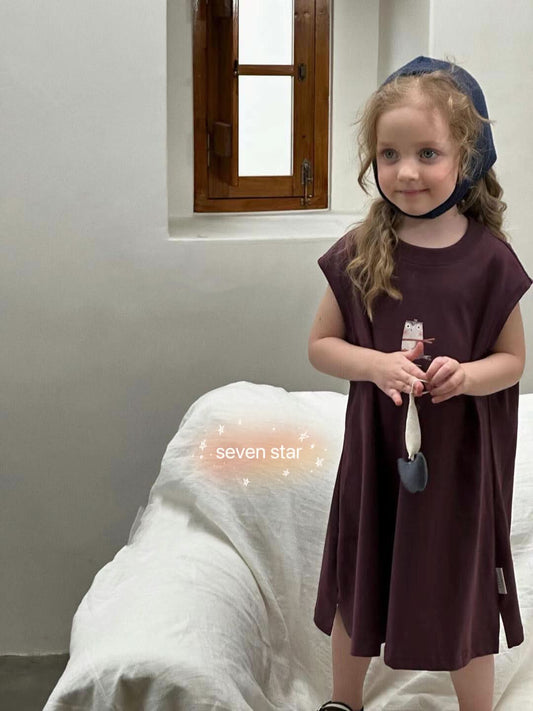 Short Sleeve girl T-shirt Dress