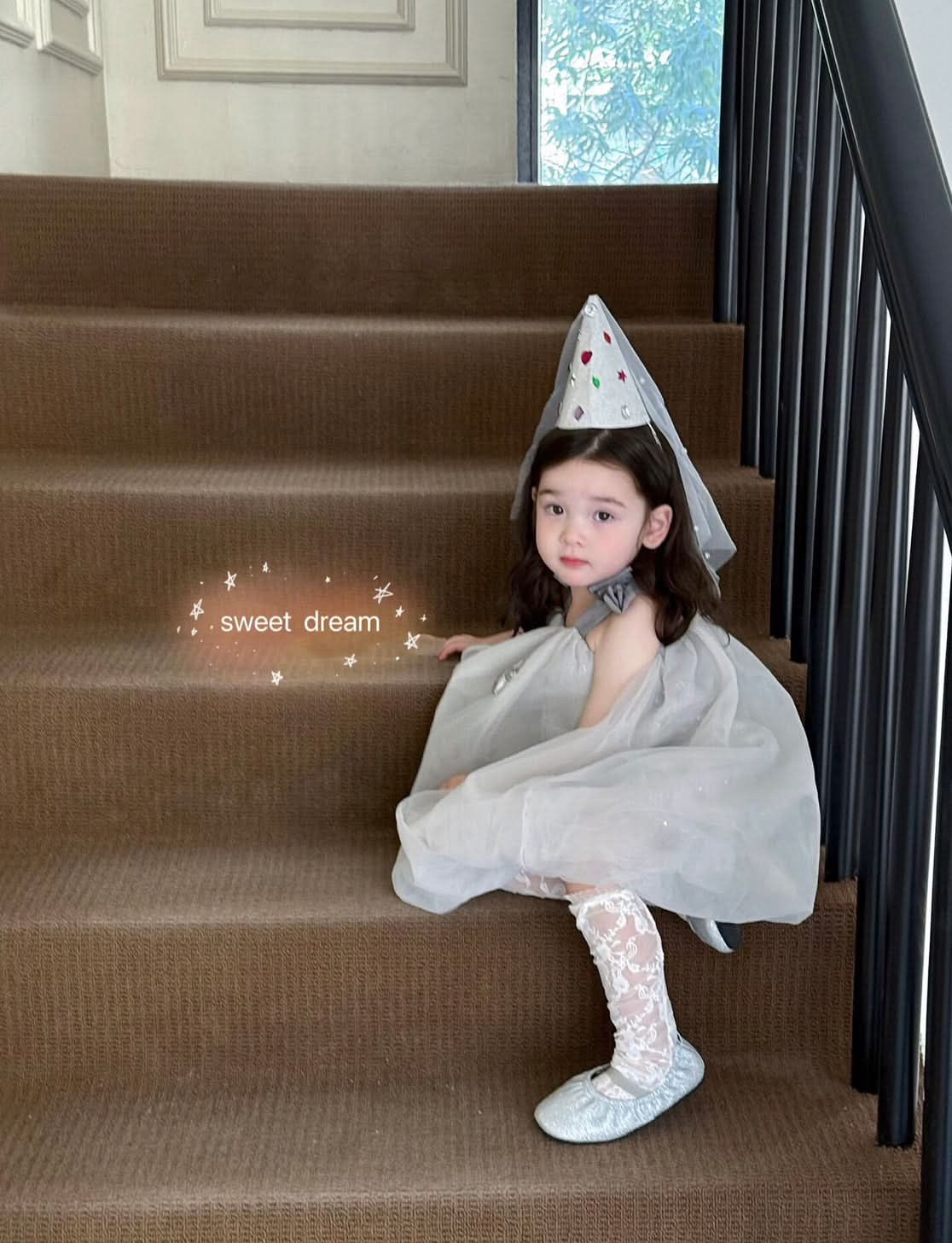 Silver Star Tulle Dress