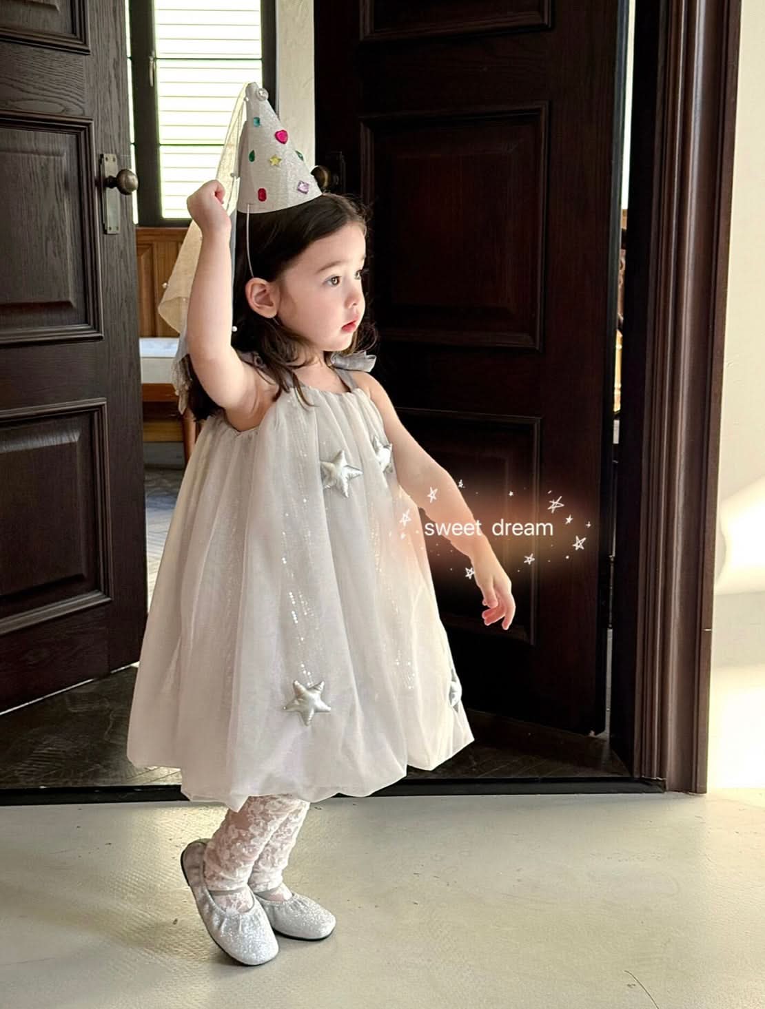 Silver Star Tulle Dress