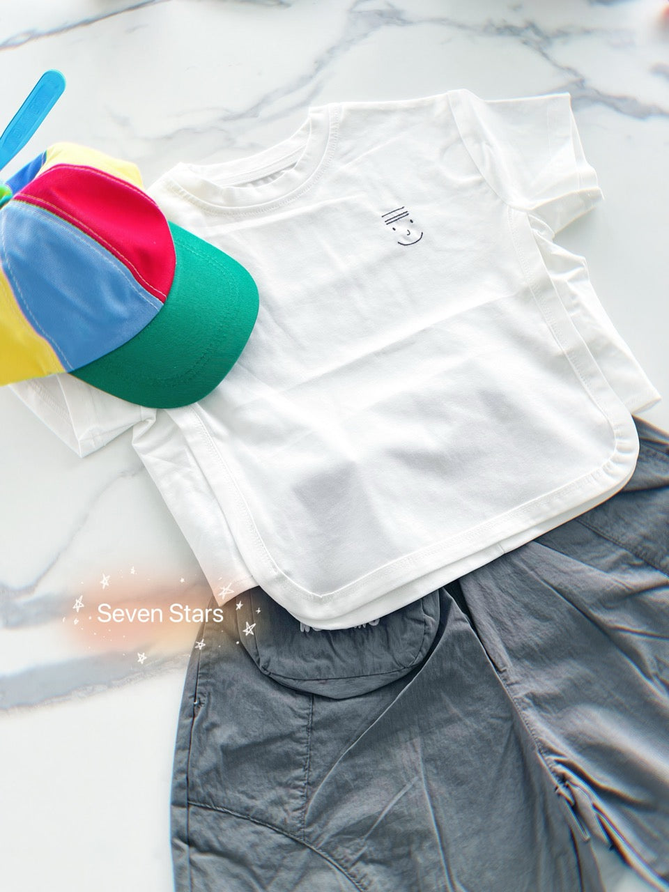 Smile face Logo boys T-Shirt