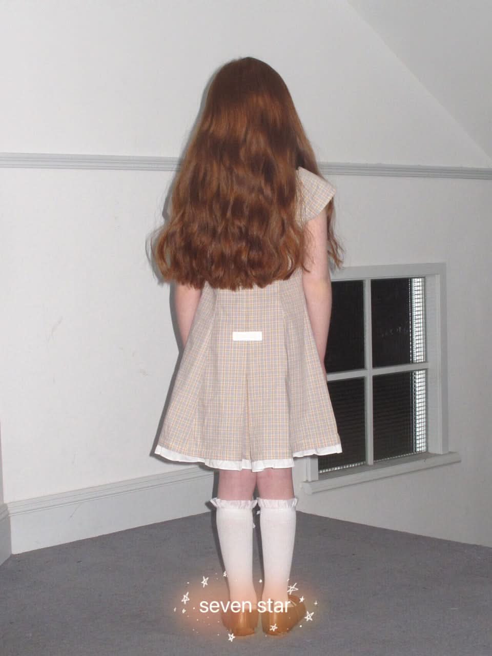 Yellow and Blue Plaid Dress