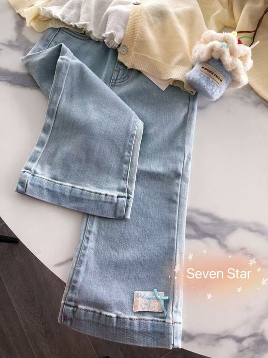 Patch Boot-cut Jeans