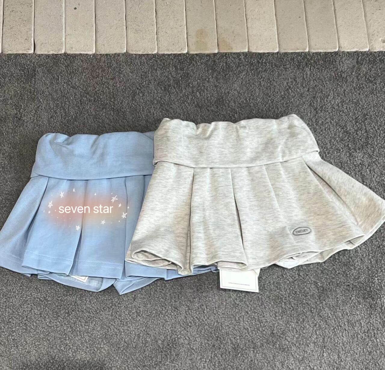 girls Athletic Skorts-Grey
