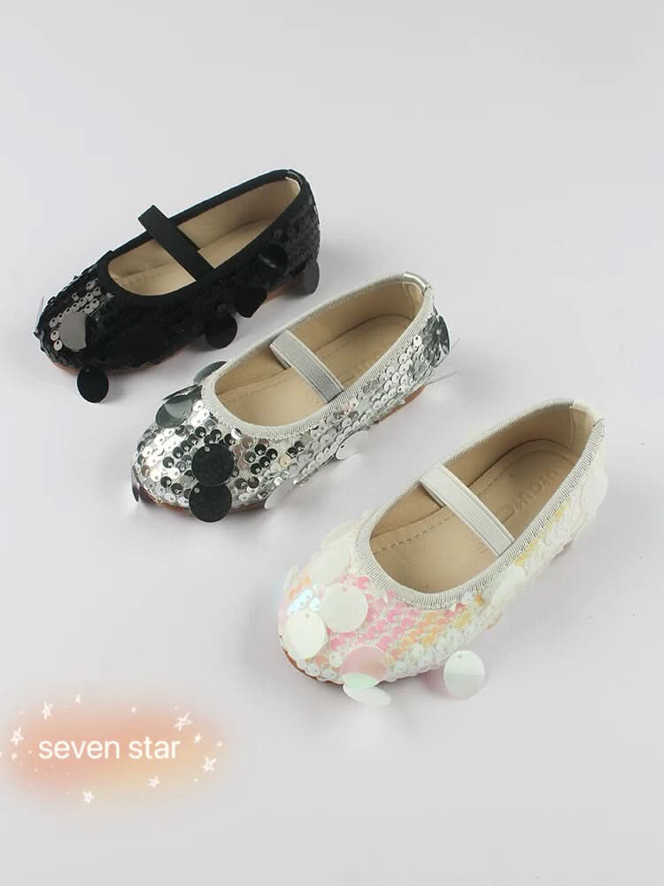 Ballerina Flat Sequins girl Shoes