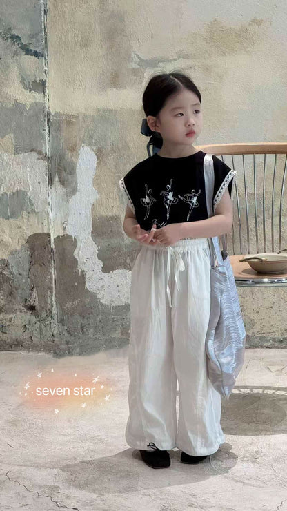 Ballet Girl Print Tee Shirt