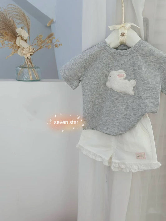 Bunny Plush Patch T-Shirt