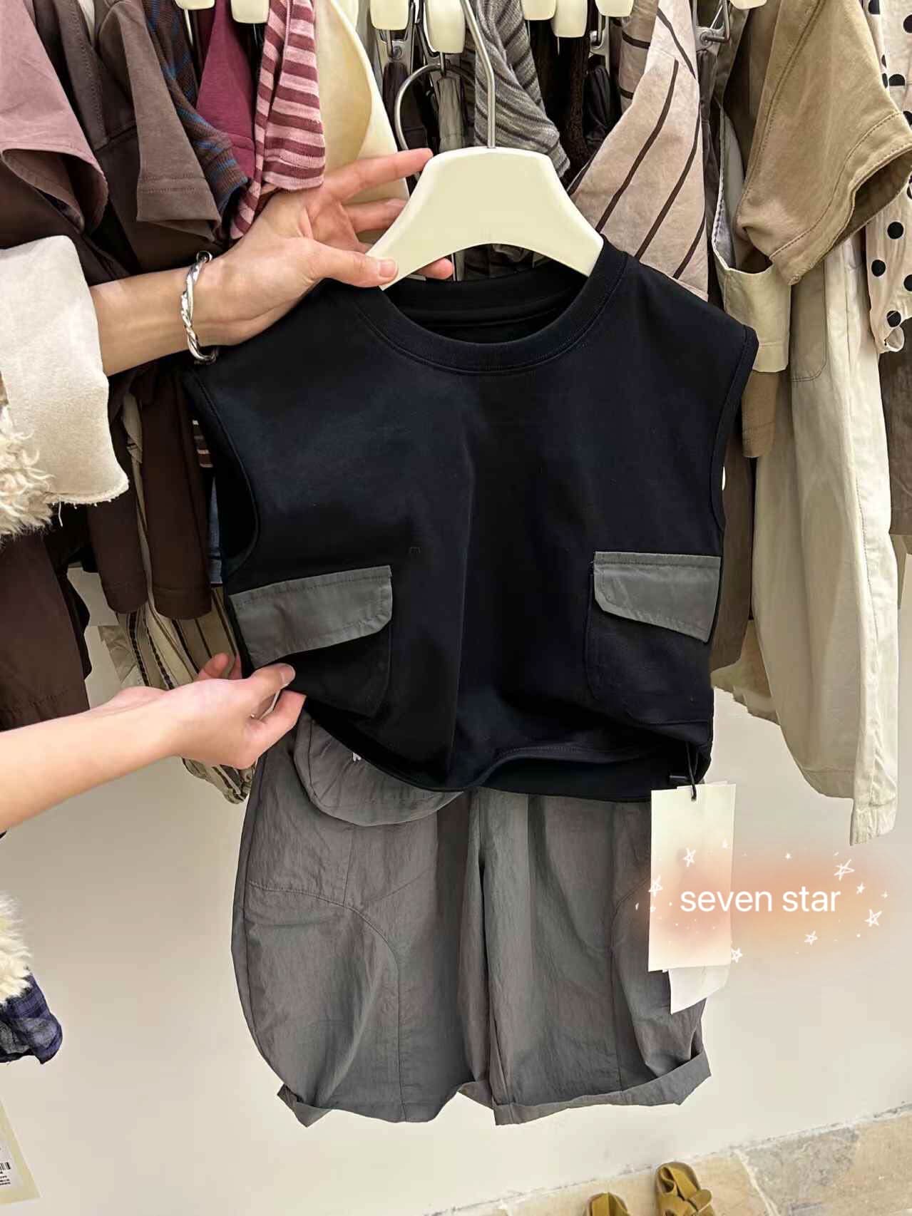 Casual Shorts with Pocket