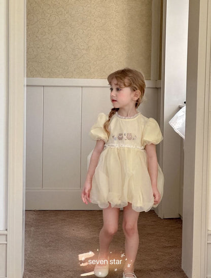 Cute Bears Fluffy Tulle Dress