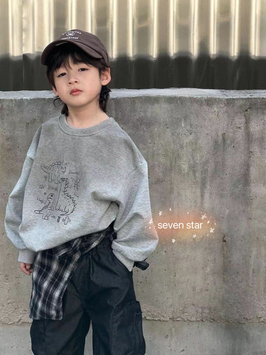 Dinosaur cartoon Sweatshirt