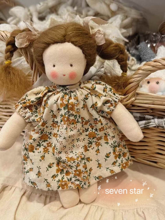 Floral Dress Waldorf Doll
