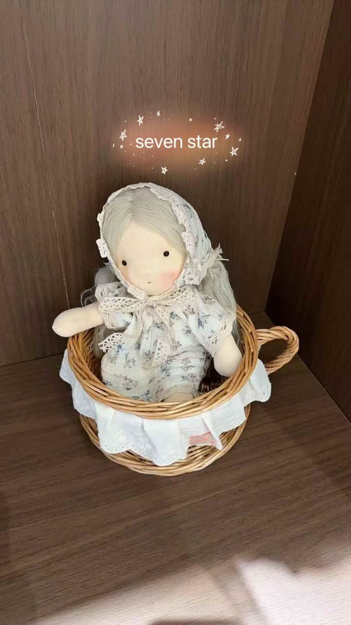 Floral Lace Waldorf Doll