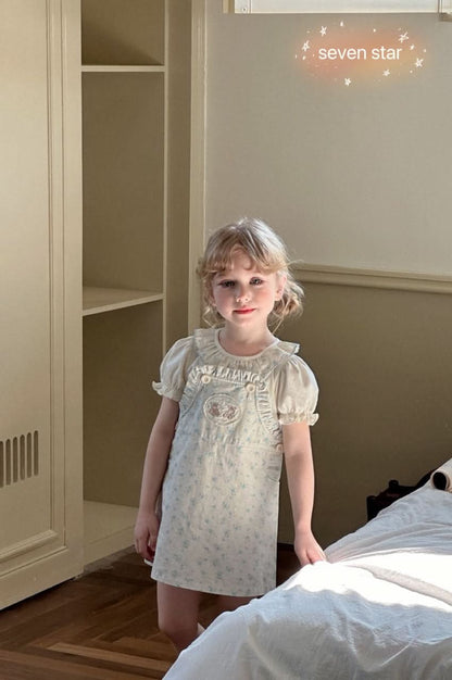 Floral Overall Dress
