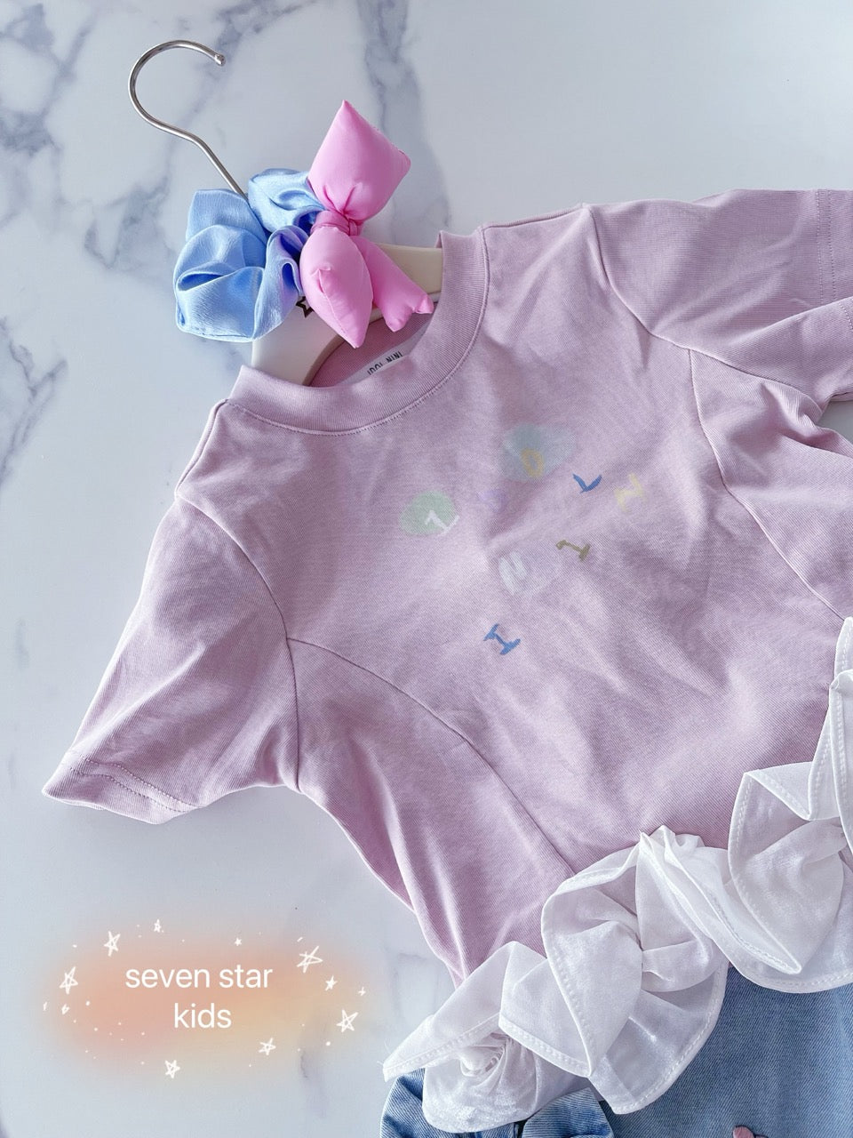 Flounce Hem Tee Shirt