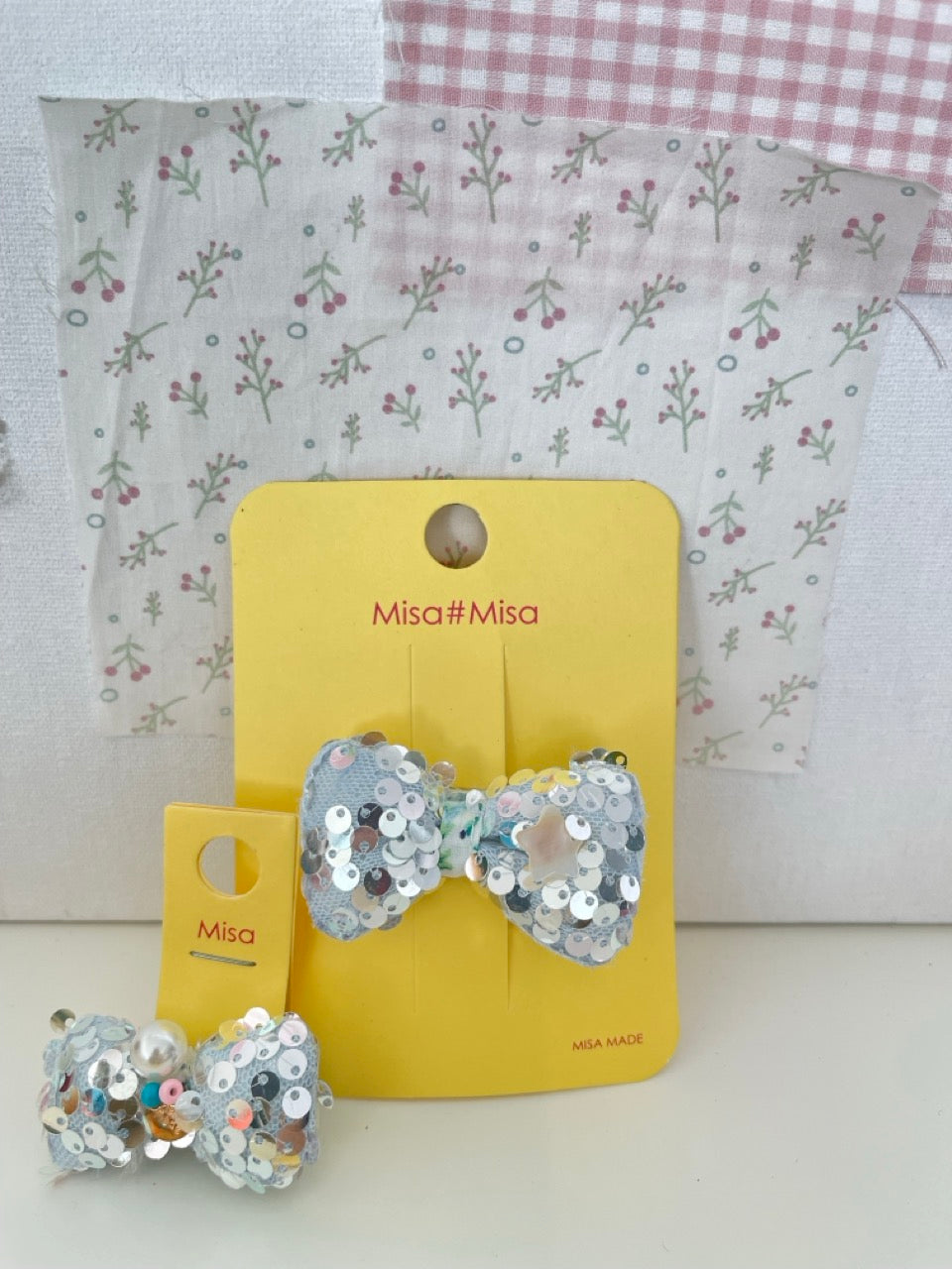 Hair clip and tie set
