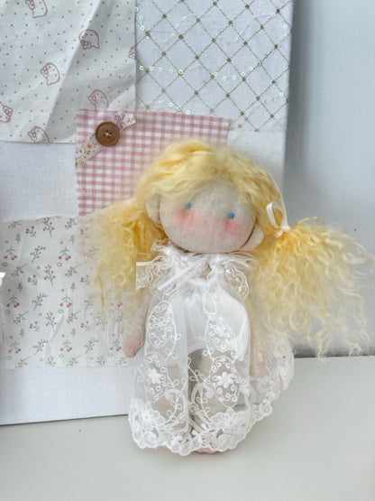 Lace Dress Waldorf Doll