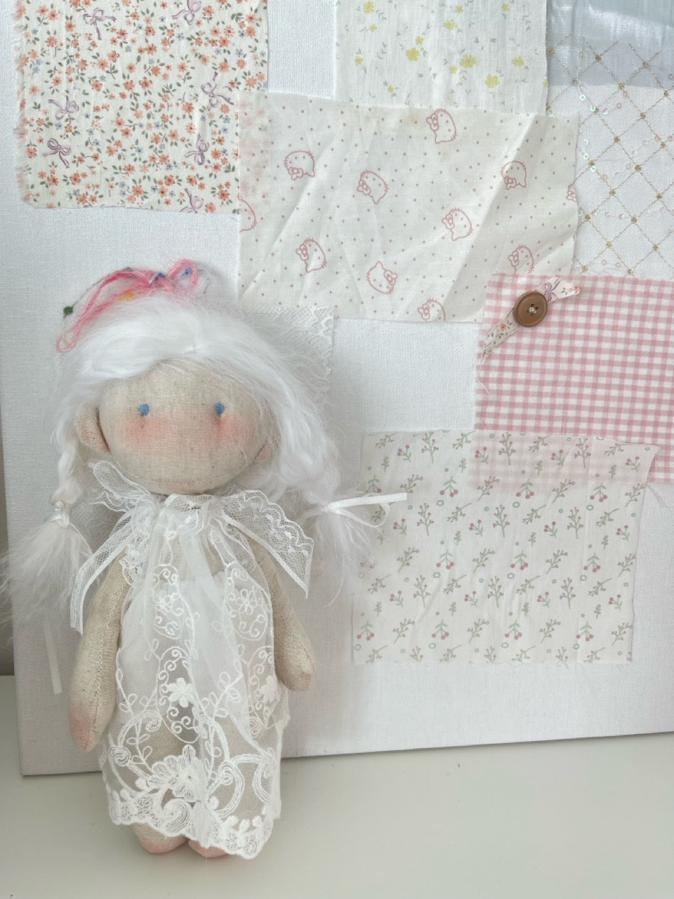 Lace Dress Waldorf Doll