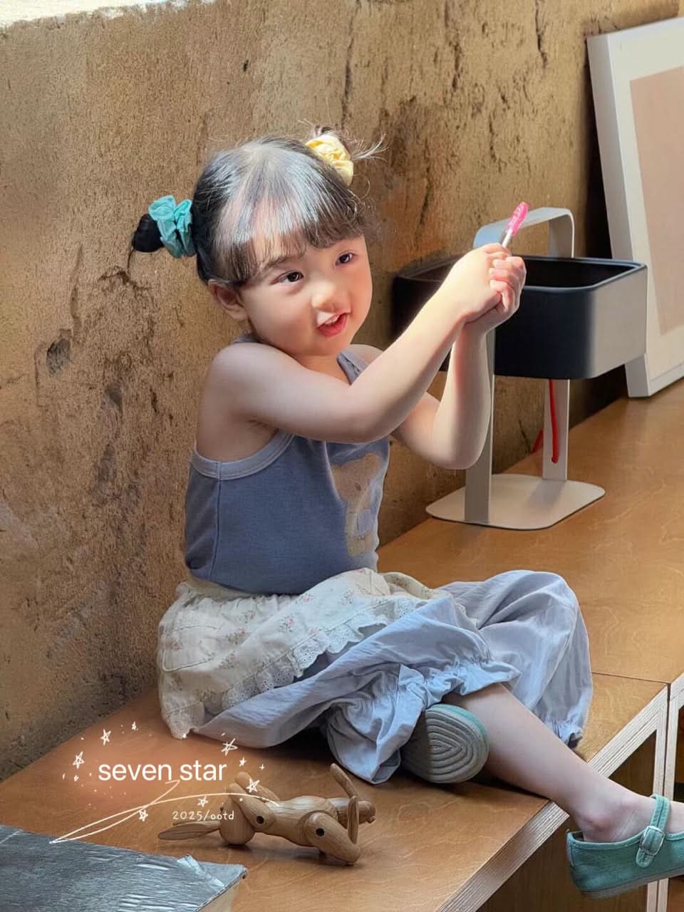 可爱熊吊带背心