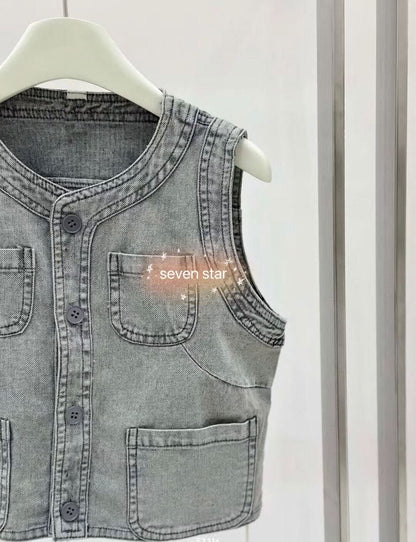 Vintage Denim Vest