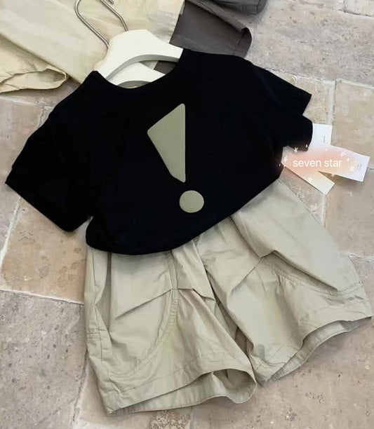 Khaki kids Casual Shorts