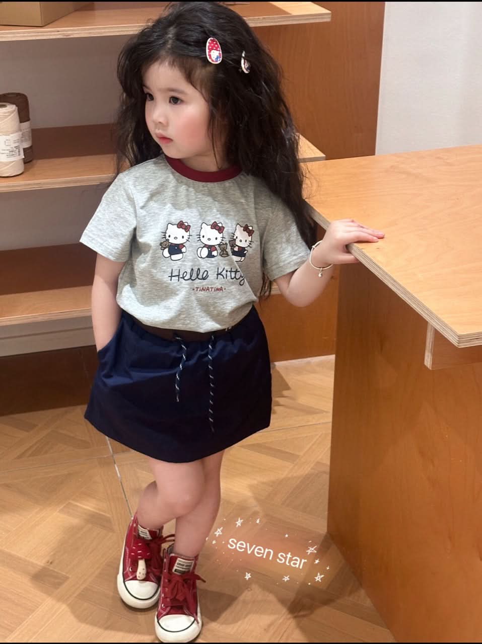 Kitten Print Tee Shirt