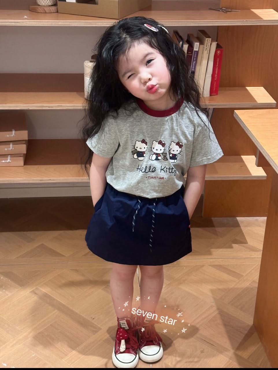 Kitten Print Tee Shirt