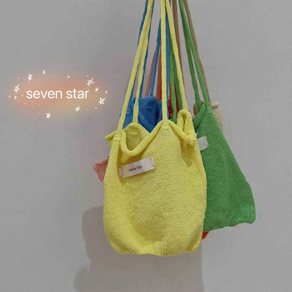 Hand-knitted Shoulder Bags