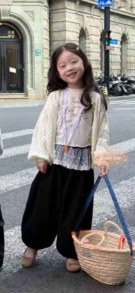 Lace Trim Bloomers Long Pants