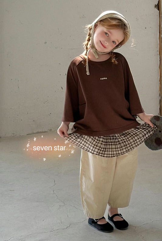 Oversize Pockets kids Tee Shirt