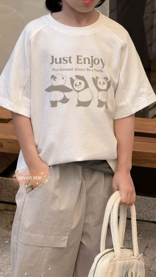 Panda Print T-Shirt