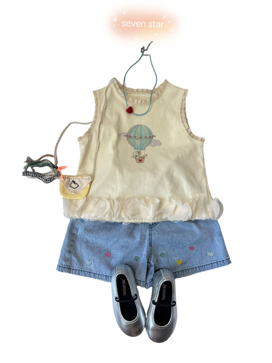 Petal Hem Girl Tank Top