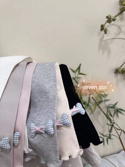 Puffy Star/Bow Leggings