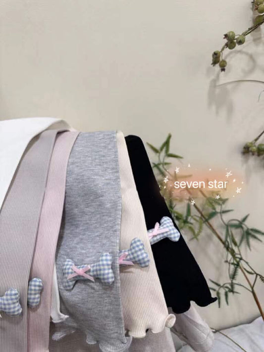 Puffy Star/Bow Leggings