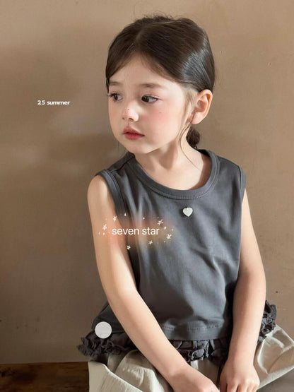 Ruffle Hem Sleeveless Top