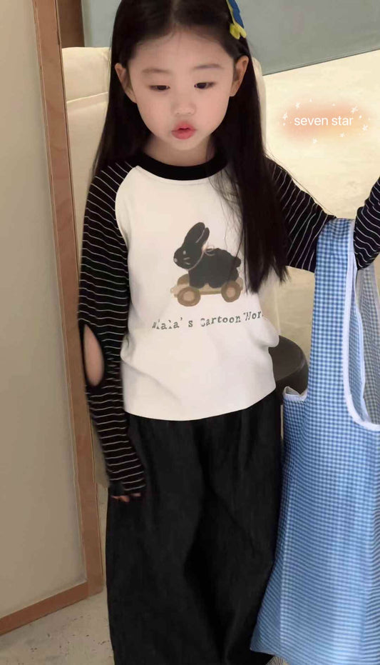 Skate Bunny Girl Long Sleeve Tee
