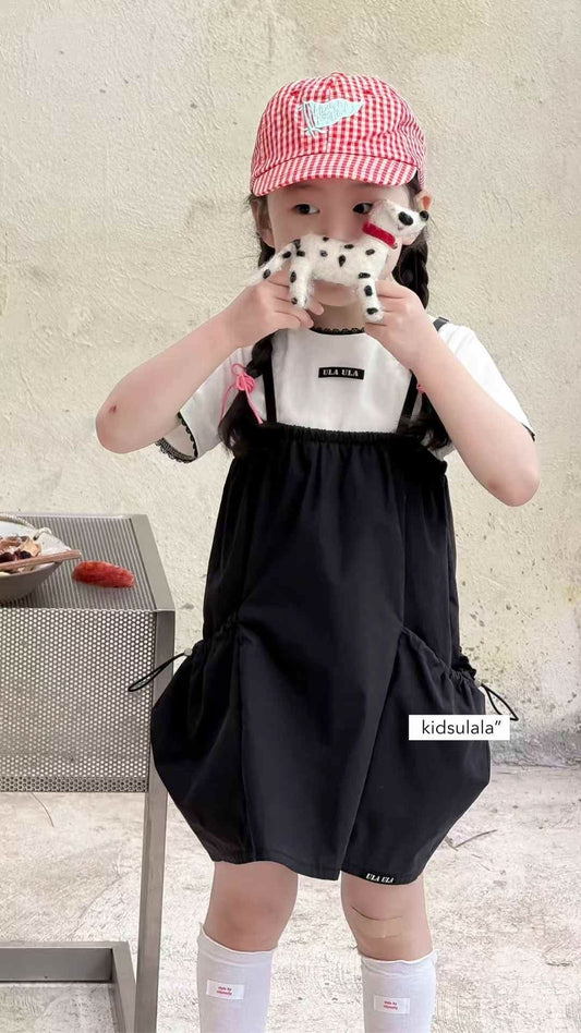 Spaghetti Strap  Bubble Dress for girl